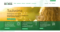 Desktop Screenshot of haminanenergia.fi